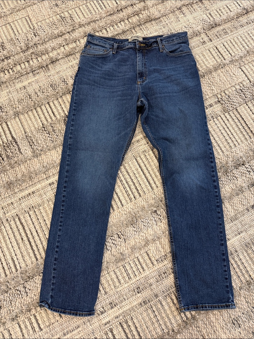 Wrangler Authentics Men's Straight Leg Jeans Medium Blue 36x34 Denim Pants